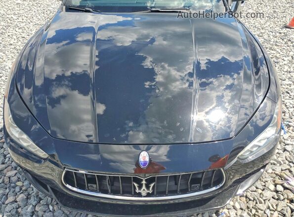 ZAM57RSA5H1213264 2017 MASERATI GHIBLI Black უკანა სალონის ხედი