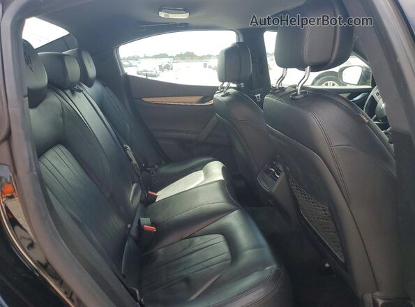 ZAM57RSA5H1213264 2017 MASERATI GHIBLI Black უკანა სავარძლების ხედი