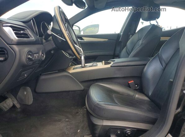 ZAM57RSA5H1213264 2017 MASERATI GHIBLI Black წინა სალონის ხედი