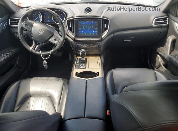 ZAM57RSA5H1213264 2017 MASERATI GHIBLI Black წინა პანელის ხედი
