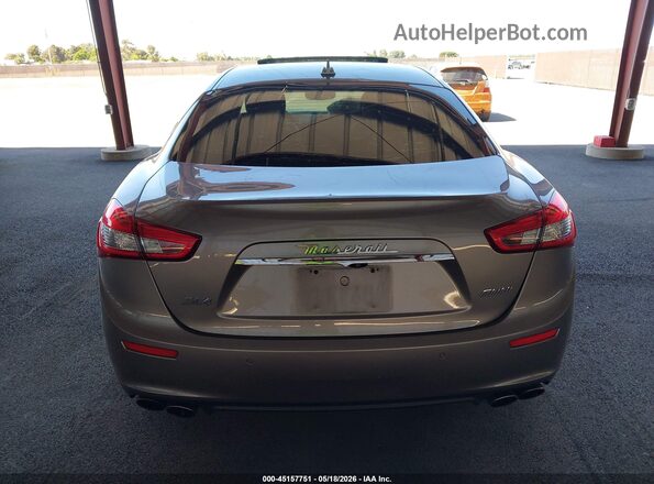ZAM57RSA7H1218739 2017 MASERATI GHIBLI Коричневый 
