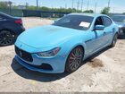 2016 Maserati Ghibli S Light Blue vin: ZAM57RSAXG1185217