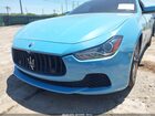 2016 Maserati Ghibli S Light Blue vin: ZAM57RSAXG1185217