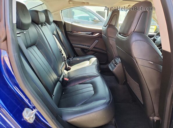 ZAM57RSS2H1211223 2017 MASERATI GHIBLI Blue Widok tylnych siedzeń
