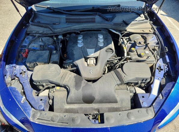 ZAM57RSS2H1211223 2017 MASERATI GHIBLI Blue Widok wnętrza z tyłu