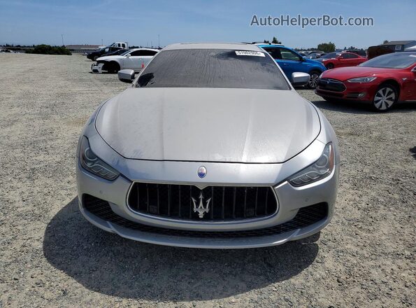 ZAM57RSS7H1218653 2017 MASERATI GHIBLI Silver Vista frontal