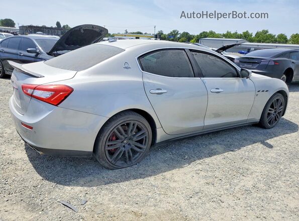 ZAM57RSS7H1218653 2017 MASERATI GHIBLI Silver Trasero derecho