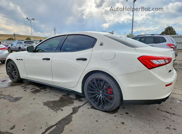 ZAM57RTA0H1227684 2017 MASERATI GHIBLI White Rear left
