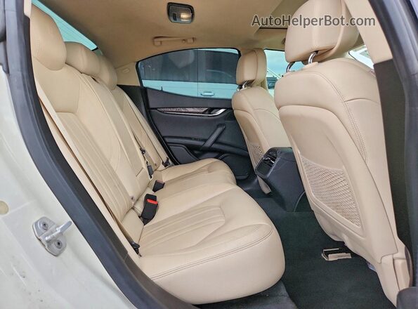 ZAM57RTA0H1227684 2017 MASERATI GHIBLI White Rear seats view