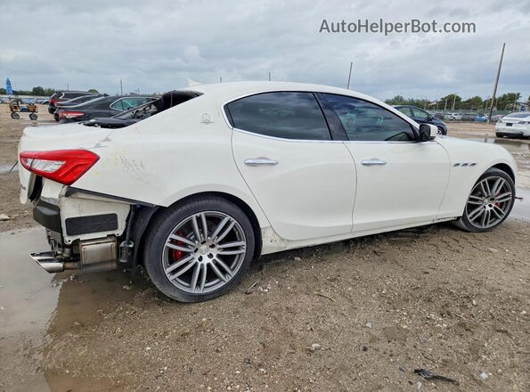 ZAM57RTA3G1178706 2016 MASERATI GHIBLI White Trasero derecho