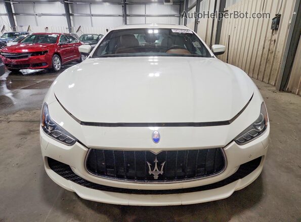 ZAM57RTA3H1223922 2017 MASERATI GHIBLI White Vista frontal