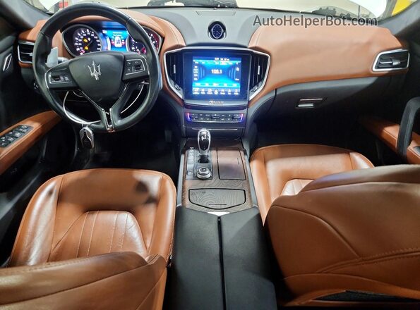 ZAM57RTA3H1223922 2017 MASERATI GHIBLI White Vista del salpicadero