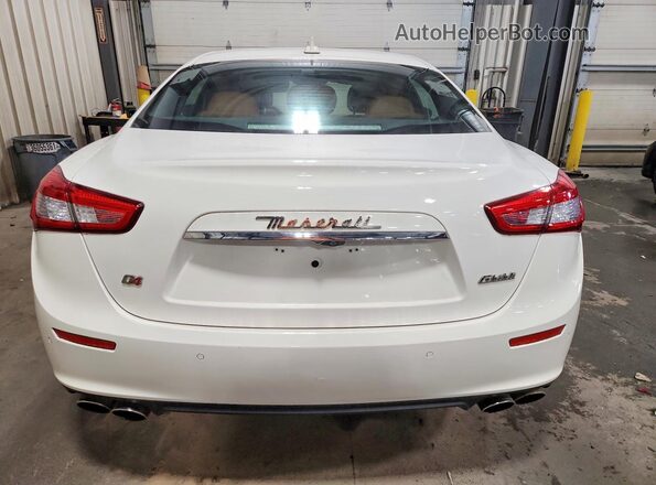 ZAM57RTA3H1223922 2017 MASERATI GHIBLI White Vista trasera