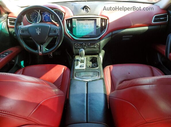 ZAM57RTA6G1176934 2016 MASERATI GHIBLI Белый Вид панели приборов