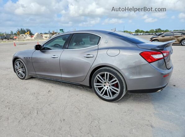 ZAM57RTAXG1189685 2016 MASERATI GHIBLI Gray უკანა მარცხენა