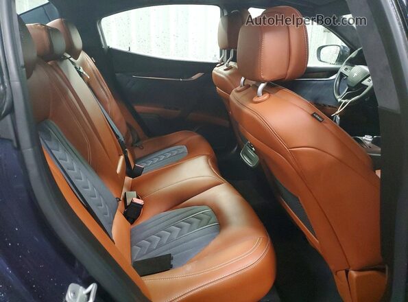 ZAM57RTL3H1233884 2017 MASERATI GHIBLI Blue Вид задніх сидінь