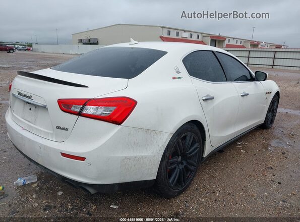 ZAM57RTL6H1219039 2017 MASERATI GHIBLI Белый Задняя правая четверть