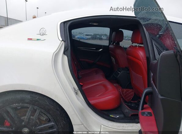 ZAM57RTL6H1219039 2017 MASERATI GHIBLI Белый Вид наклейки с VIN-кодом