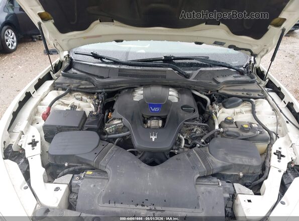 ZAM57RTL6H1219039 2017 MASERATI GHIBLI Белый Вид сзади