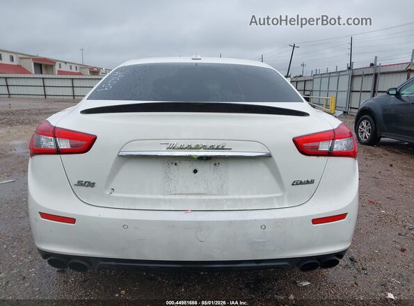 ZAM57RTL6H1219039 2017 MASERATI GHIBLI Белый 