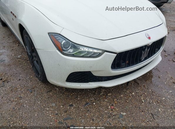 ZAM57RTL6H1219039 2017 MASERATI GHIBLI Белый Вид спереди