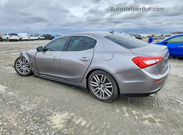 ZAM57RTL7H1247125 2017 MASERATI GHIBLI Gray Задня ліва чверть