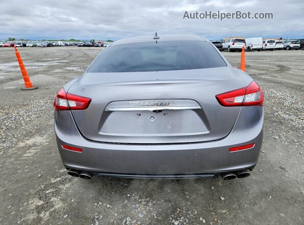 ZAM57RTL7H1247125 2017 MASERATI GHIBLI Gray Вид ззаду