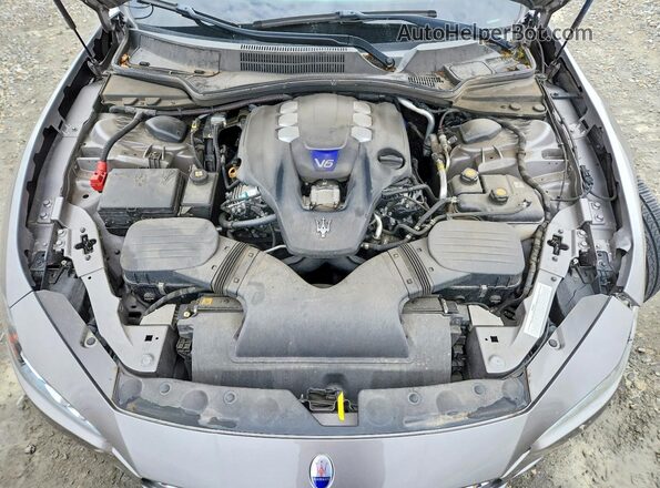 ZAM57RTL7H1247125 2017 MASERATI GHIBLI Gray Вид задньої частини салону