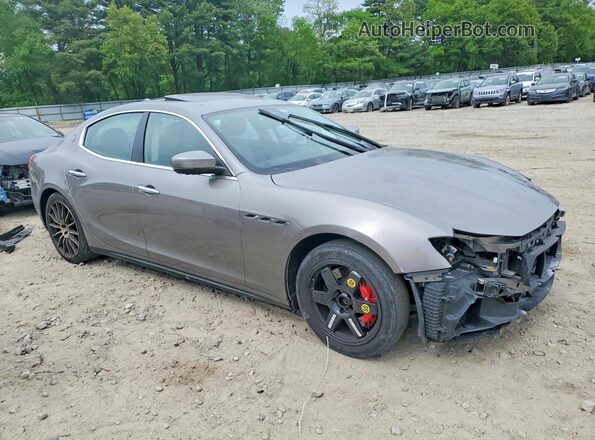 ZAM57RTS4H1226613 2017 MASERATI GHIBLI Gray Przód prawy