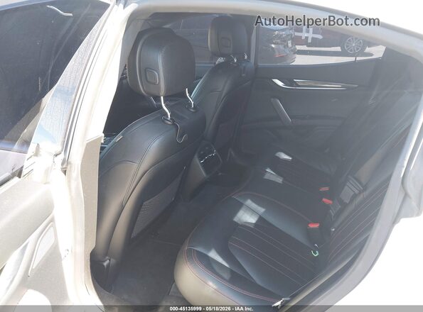 ZAM57XSA3K1316128 2019 MASERATI GHIBLI White Widok naklejki z numerem VIN