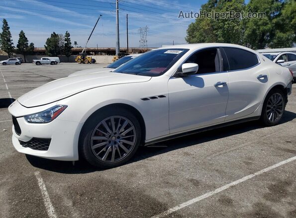ZAM57XSA3L1355674 2020 MASERATI GHIBLI Белый Передняя левая четверть