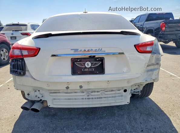 ZAM57XSA3L1355674 2020 MASERATI GHIBLI Белый Вид сзади