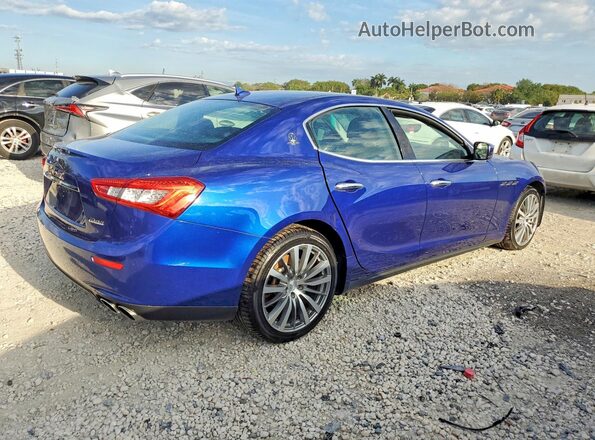 ZAM57XSA4G1166232 2016 MASERATI GHIBLI Blue Задня права чверть