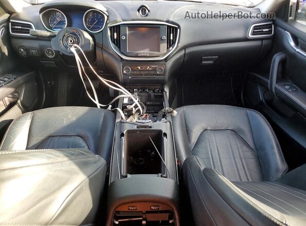 ZAM57XSA4G1166232 2016 MASERATI GHIBLI Blue Вид панелі приладів