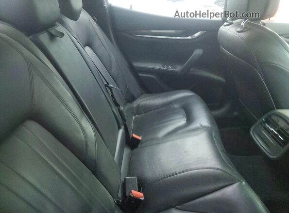 ZAM57XSA4G1172435 2016 MASERATI GHIBLI Белый Вид задних сидений