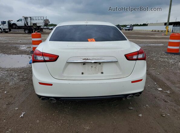 ZAM57XSA4G1172435 2016 MASERATI GHIBLI Белый Вид сзади