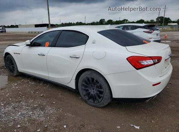 ZAM57XSA4G1172435 2016 MASERATI GHIBLI Белый Задняя левая четверть
