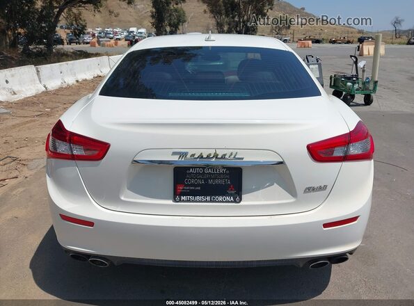 ZAM57XSA6H1198990 2017 MASERATI GHIBLI White 