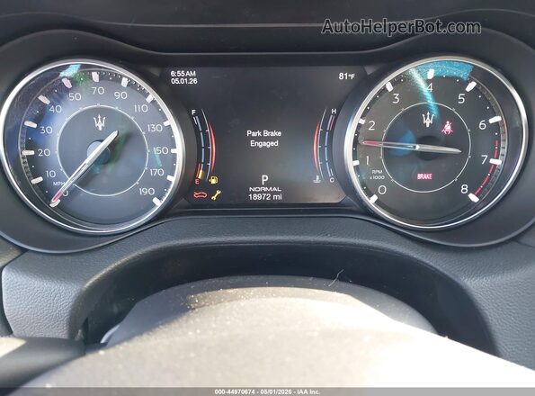 ZAM57XSA8PX413992 2023 MASERATI GHIBLI Gray Вид задніх сидінь