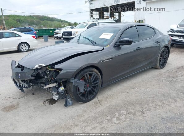 ZAM57YSA9K1314745 2019 MASERATI GHIBLI Gray Передня ліва чверть