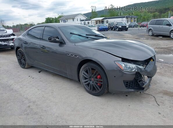 ZAM57YSA9K1314745 2019 MASERATI GHIBLI Gray Передня права чверть