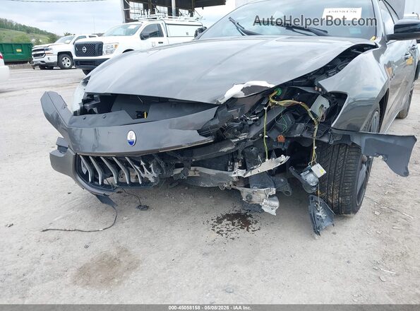 ZAM57YSA9K1314745 2019 MASERATI GHIBLI Gray Вид спереду
