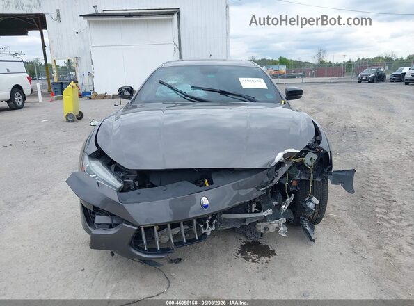 ZAM57YSA9K1314745 2019 MASERATI GHIBLI Gray Вид задньої частини салону