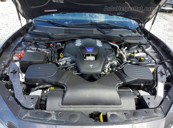 ZAM57YSM9PX414021 2023 MASERATI GHIBLI Серый Вид задней части салона