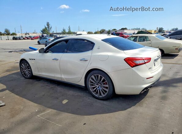 ZAM57YTA3J1293095 2018 MASERATI GHIBLI Белый Задняя левая четверть