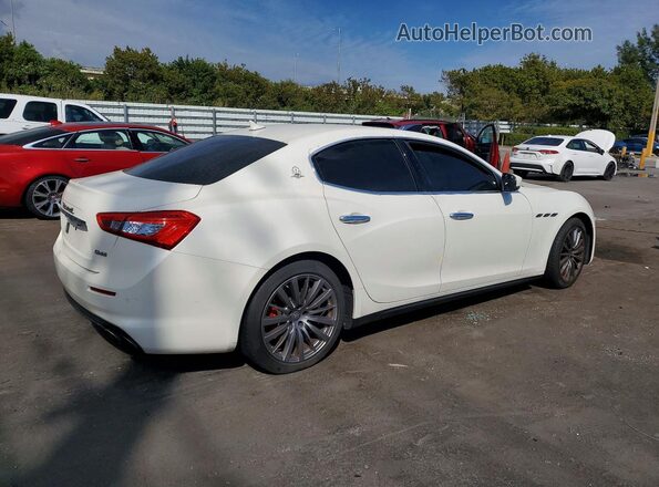 ZAM57YTA3J1293095 2018 MASERATI GHIBLI Белый Задняя правая четверть