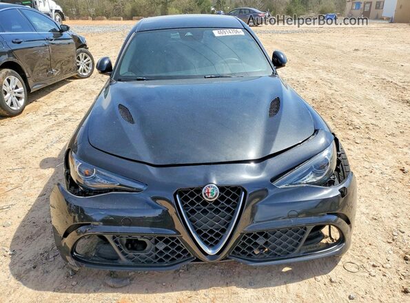 ZARFAEAV2H7541851 2017 ALFA ROMEO GIULIA Черный Вид спереди