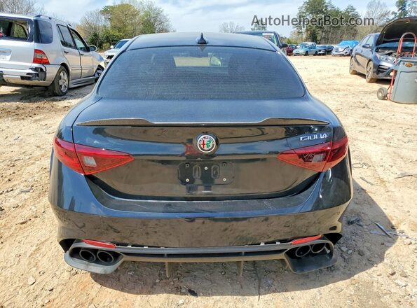 ZARFAEAV2H7541851 2017 ALFA ROMEO GIULIA Черный Вид сзади