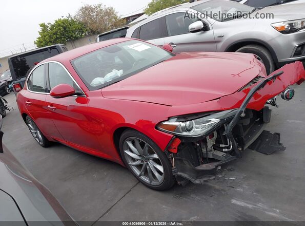 ZARFAECN2H7540258 2017 ALFA ROMEO GIULIA Red Առջևի աջ