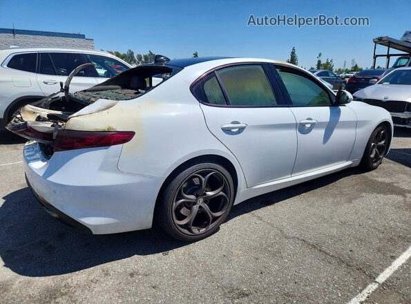 ZARFAECN3J7572805 2018 ALFA ROMEO GIULIA Белый Задняя правая четверть